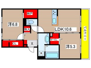 仮)D-ROOM折戸町の物件間取画像